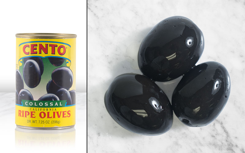 Colossal Whole Black Olives