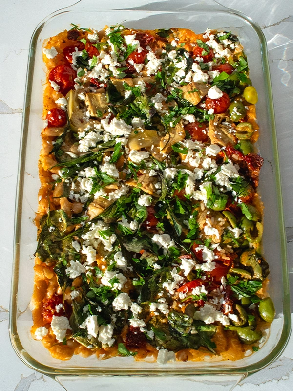 Mediterranean Harvest Rice Bake