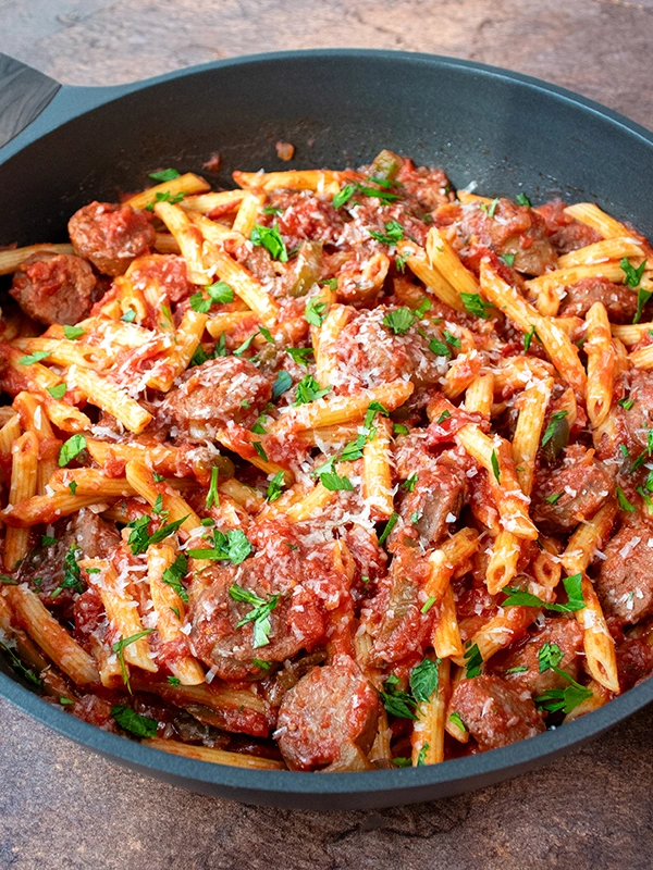 Italian Sausage & Peppers Penne