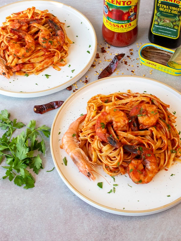 Spicy Prawn Pasta