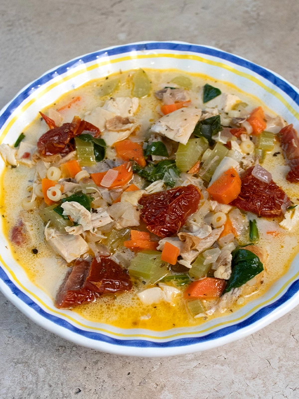 Sun Dried Tomato Chicken Soup