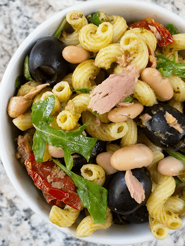 TUNA PESTO PASTA SALAD