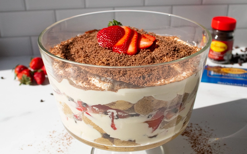 Chocolate Tiramisu Trifle