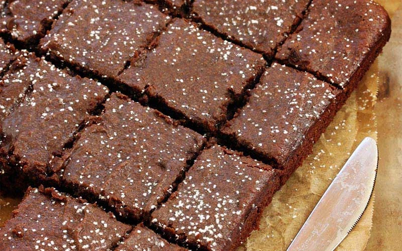 Chocolate Espresso Olive Oil Brownies