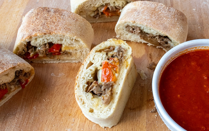 Cheesesteak Stromboli