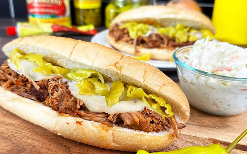 Italian Pulled Pork Sandwich