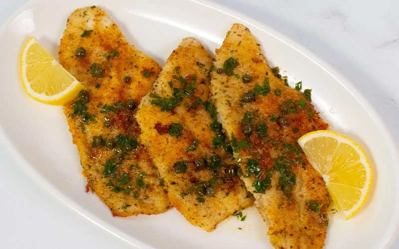 Flounder Piccata