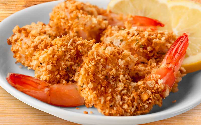 baked shrimp with bread crumbs